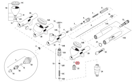 HP AH, BH, CH  O Ring (5 1)